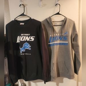 2 Detroit Lions Pullovers